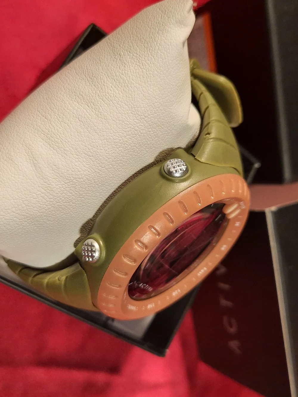 Ativa Men’s Olive Green Digital Watch with Brown Bezel 1620
